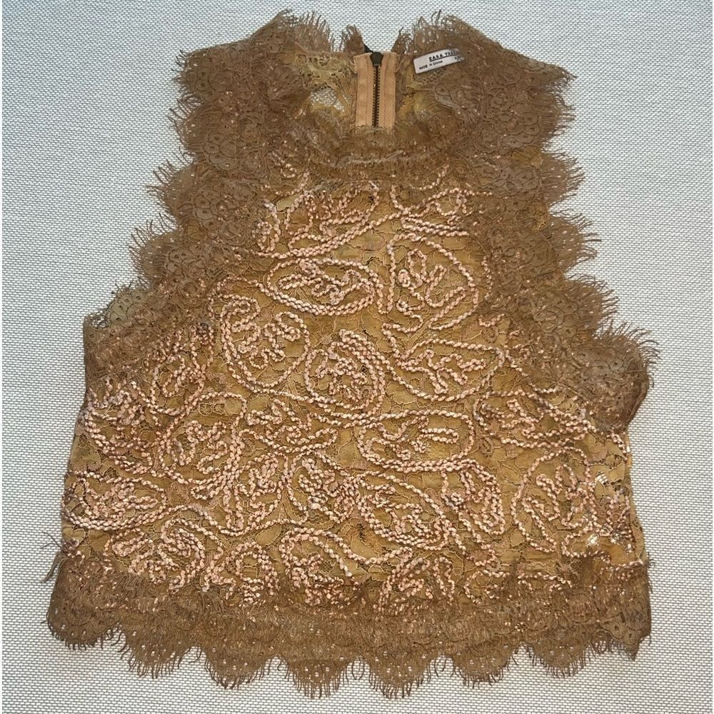 Zara Lace Crop Top